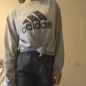 Long sleeve grey adidas T-shirt